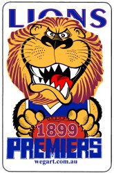 Lions 1899 WEG Fridge Magnet FREE POST WITHIN AUSTRALIA